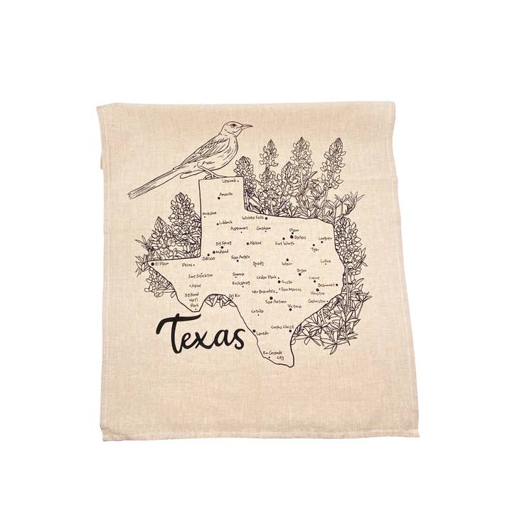 Planetarium - Wholesale Tea Towel - Lone Star State Tea Towel - State Of Texas3