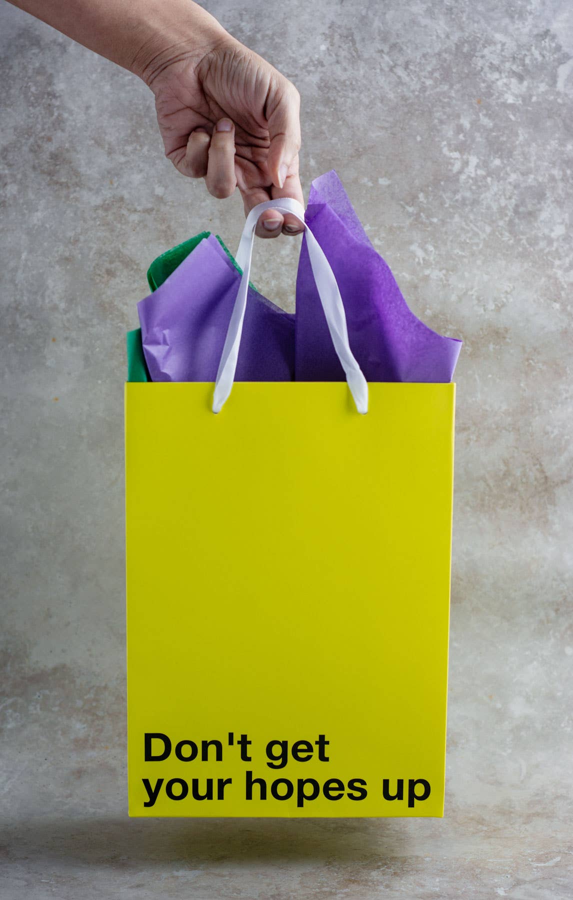 MilkToast Brands - Vendita all'ingrosso Buste regalo - Sacchetto regalo «Don't Get Your Hopes Up»2