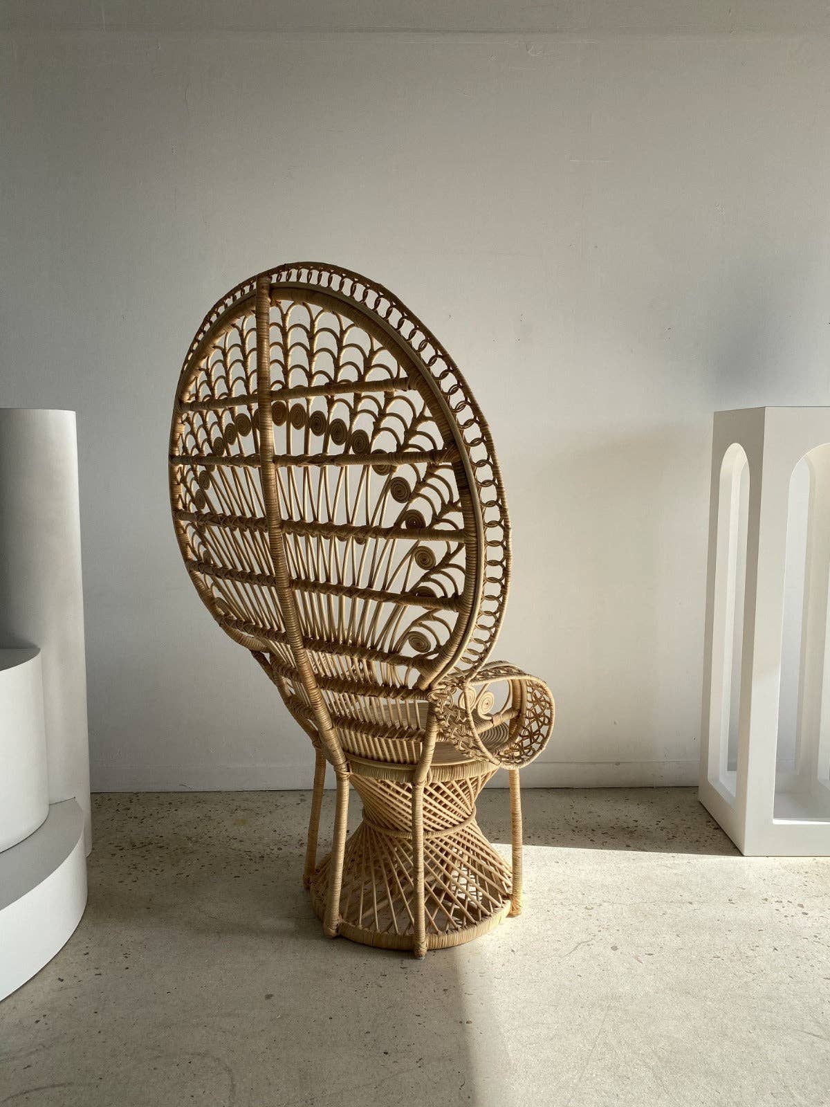 Office Objets - Wholesale Chair - Emmanuelle armchair in rattan with peacock patterns23