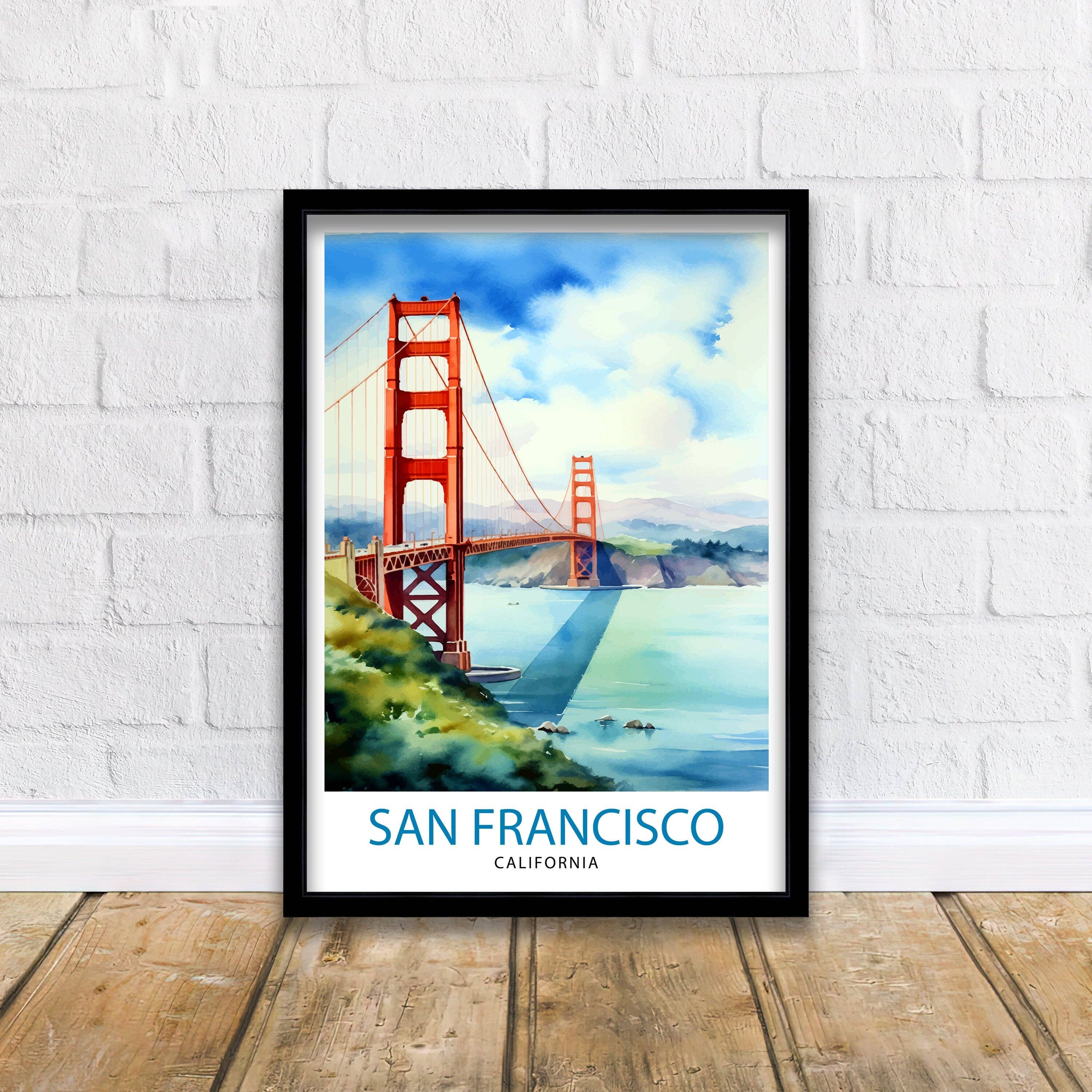 InkNPrintz – wholesale Art print – San Francisco Travel Poster5
