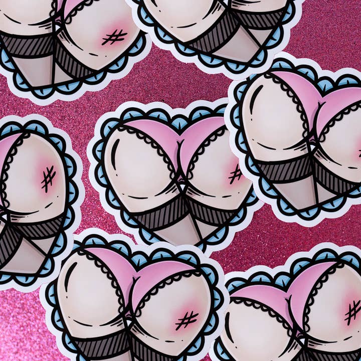 Spank Me Vinyl Sticker for wholesale by Metalbox