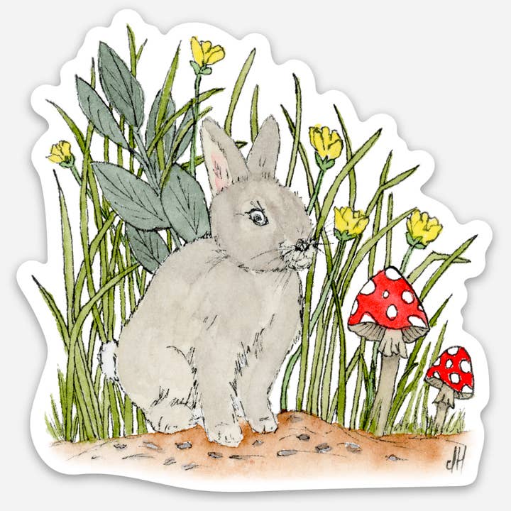 Mr. Buns - Vinyl Sticker for wholesale by Isabelle Hughes Art