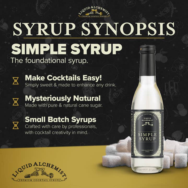 Liquid Alchemist Syrups – Mistura de coquetel/xarope por atacado – Xarope Simples1