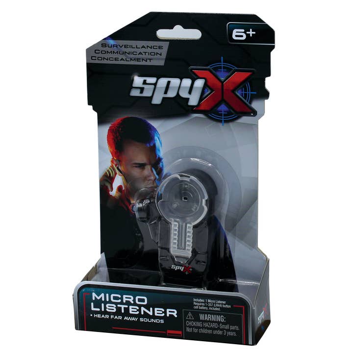 MukikiM Toys & Games - Wholesale Electronic Toy - Kids & Baby - SpyX Micro Listener - Earbud Style Microphone Transmits