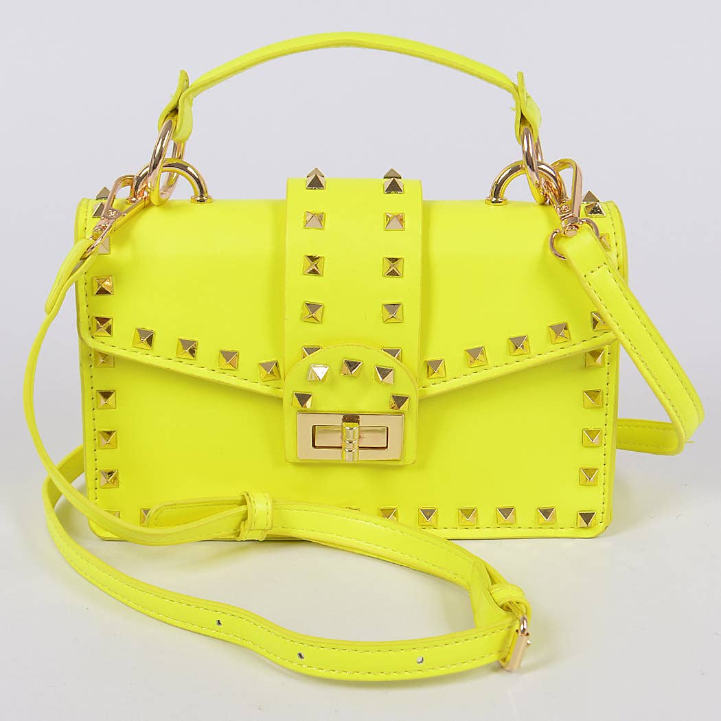 3AM BY H&D ACCESSORIES - Wholesale Top Handle Bag - Women's - Studded Top Handle Clutch12