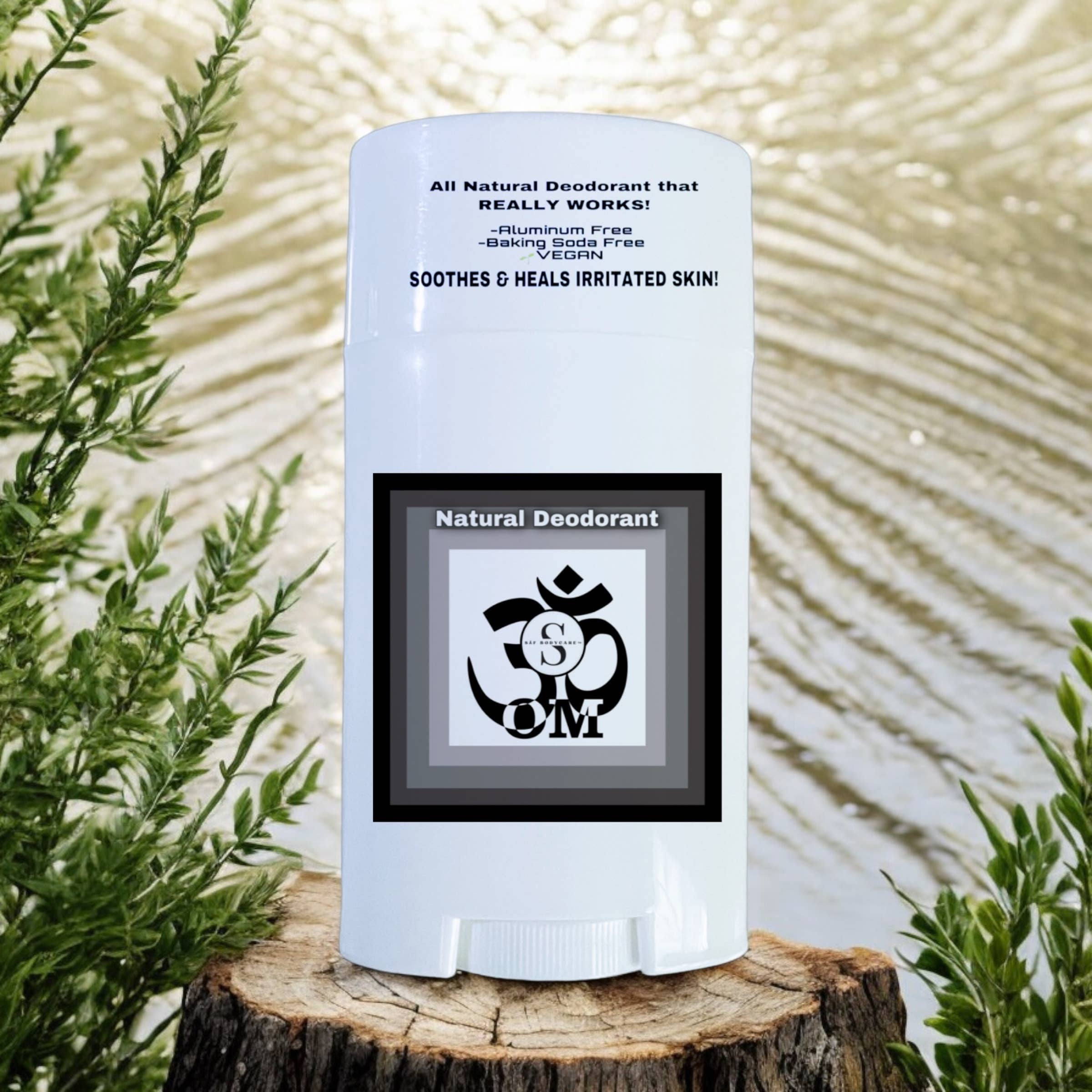 SĀF Body Care - Wholesale Deodorant - Unisex - OM Natural Deodorant, Aluminum Free, Vegan, Baking soda free1