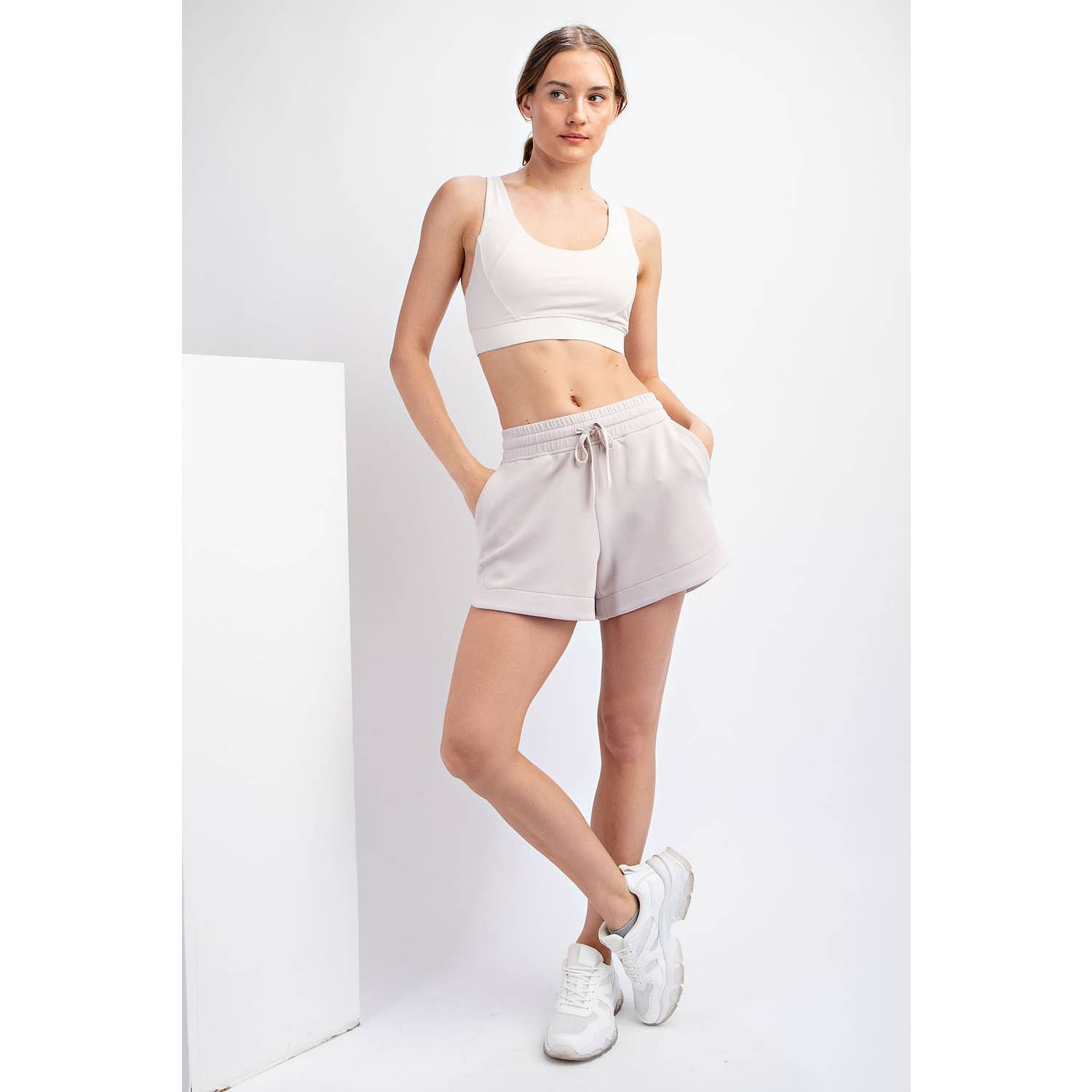 Rae Mode - Wholesale Athletic Shorts - Women's - MODAL SCUBA SHORT PANTS16