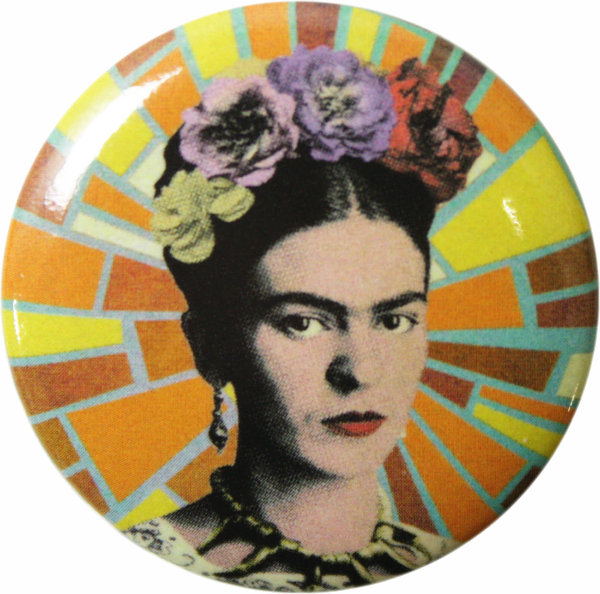 Square Deal Recordings & Supplies - Wholesale Lapel Pin/Button - Pin-on Button - 1.25 Inch - Frida Kahlo