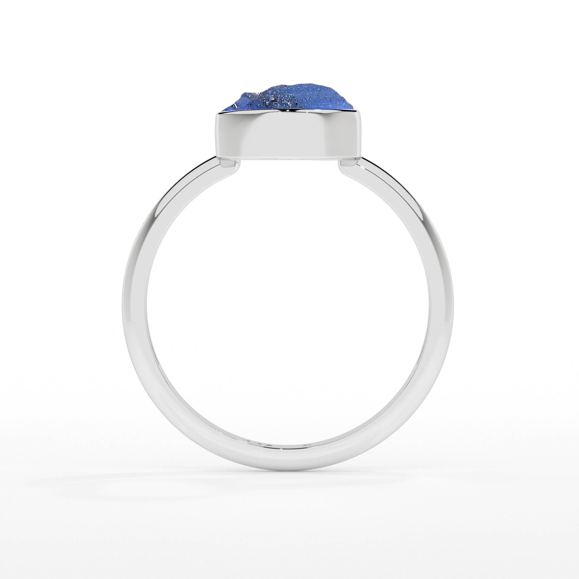 Nature Crafts - Wholesale Single Stone/Solitaire Ring - Natural Kyanite Rough Shape Rings For Women3