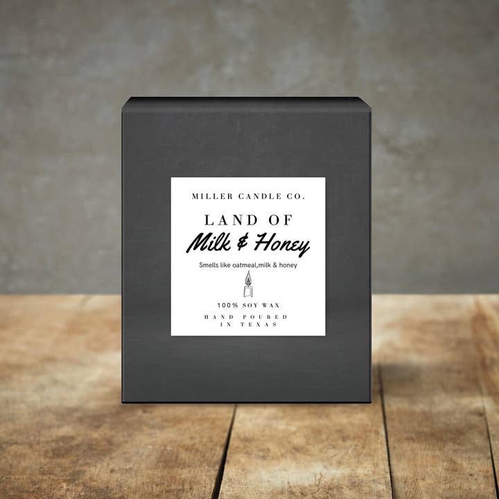 Miller Candle Co. - Wholesale Jar/Filled Candle - Land of Milk & Honey Candle
