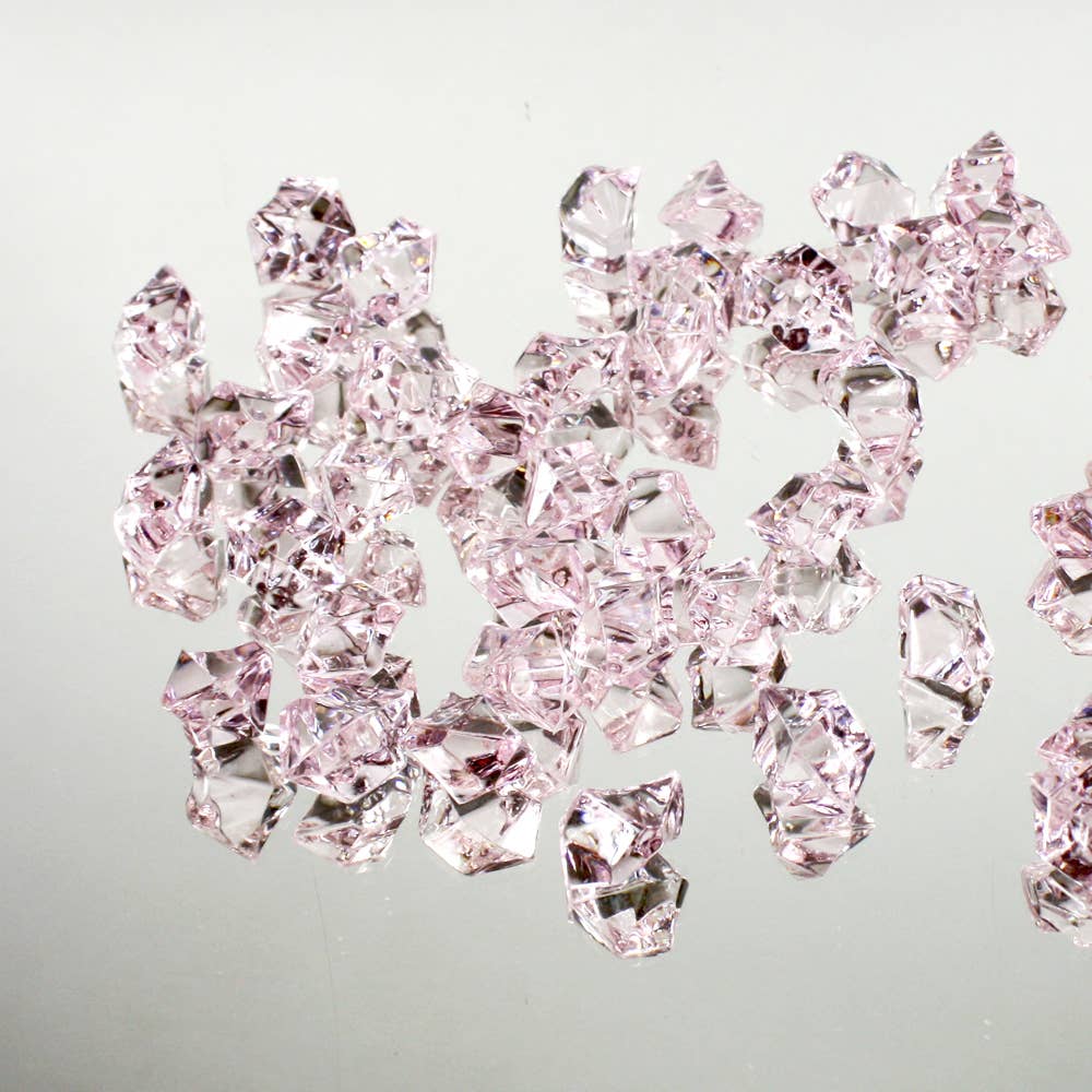 WGV International - Wholesale Decorative Tabletop Object - WGV Acrylic Crystal Ice Rocks- Pink0