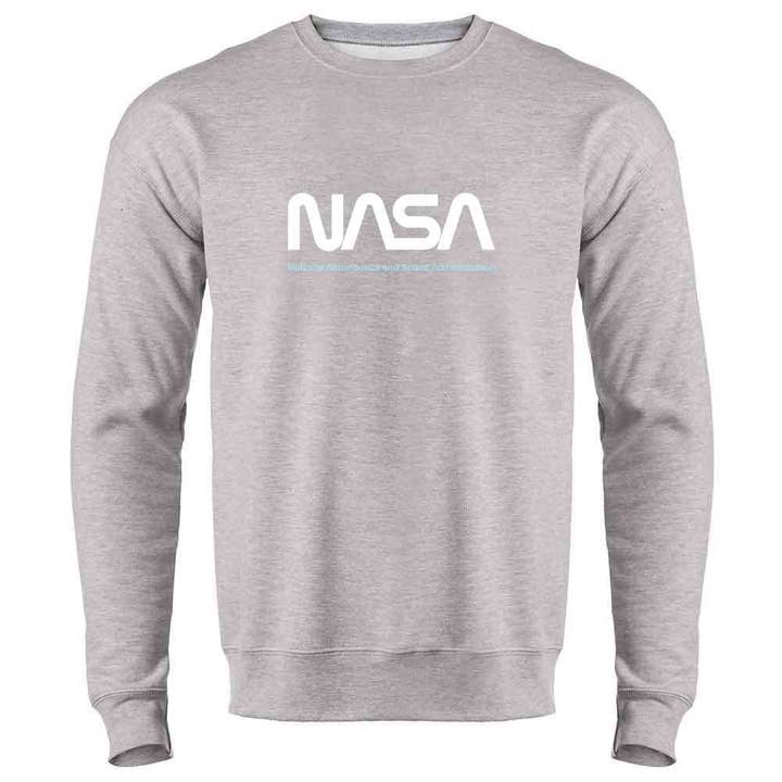 Pop Threads - Wholesale Screen printed t-shirt – unisex - NASA Approved Worm Logo Graphic Tees Long Sleeve5