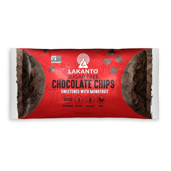 Lakanto Sugar Free Chocolate Chips - 8 oz for wholesale by Lakanto