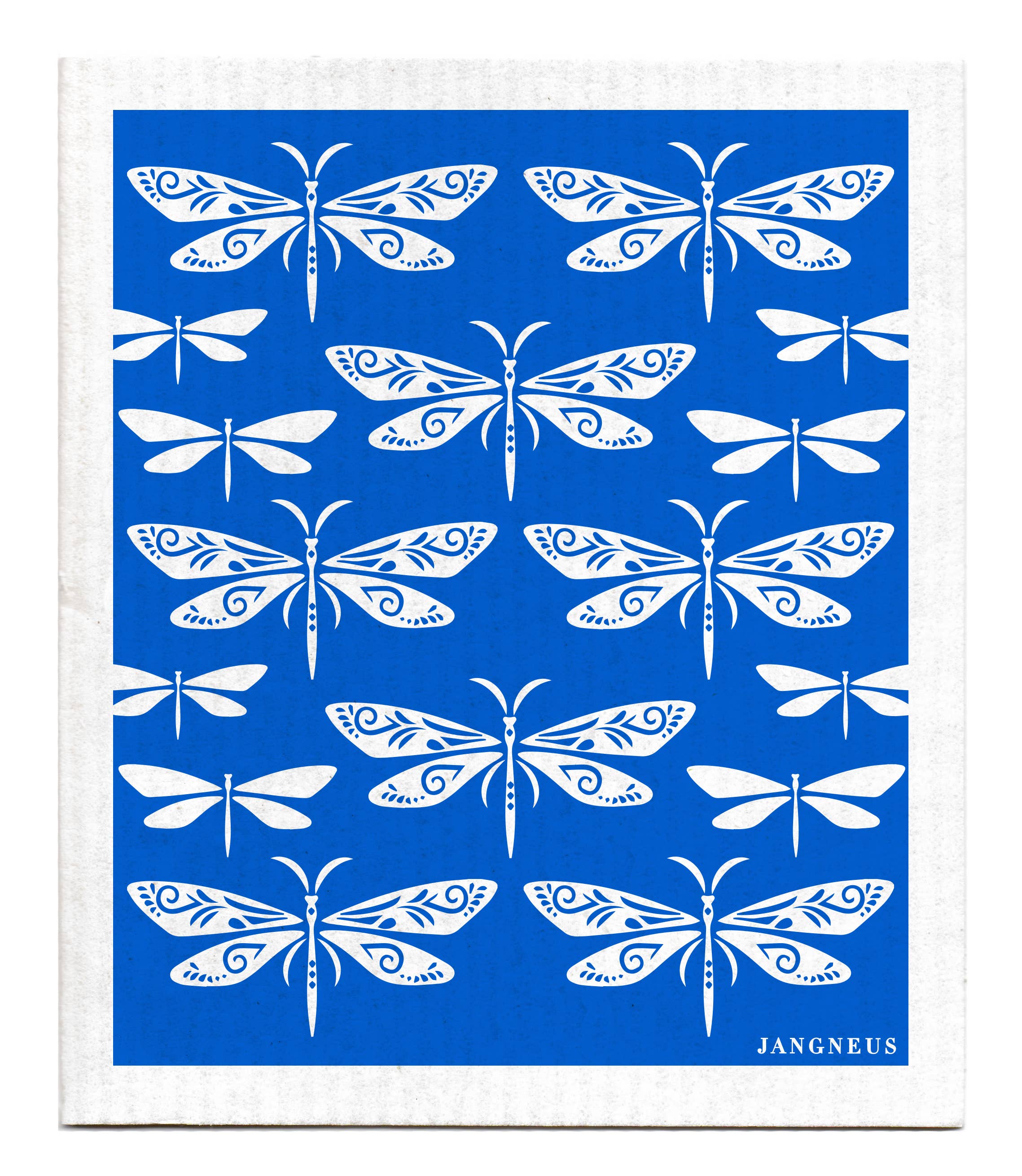 Jangneus - Wholesale Dishcloth - Swedish Dishcloth - Dragon Fly - Blue