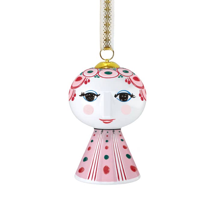Danish Design Collective - Wholesale Ornament - Bjørn Wiinblad - Eva - 3" Ceramic Hanging Decor6