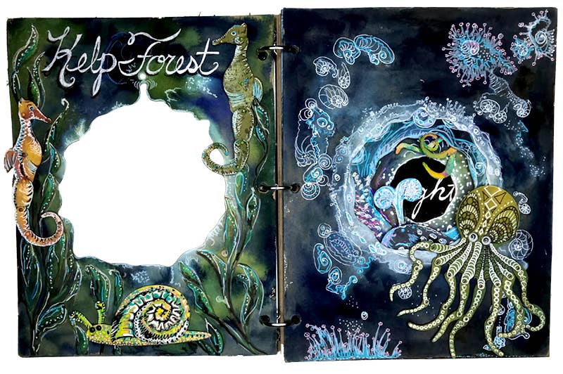 EyeConnect Crafts - Wholesale DIY Craft Kit - Totem Seahorse DIY Craft Kit1