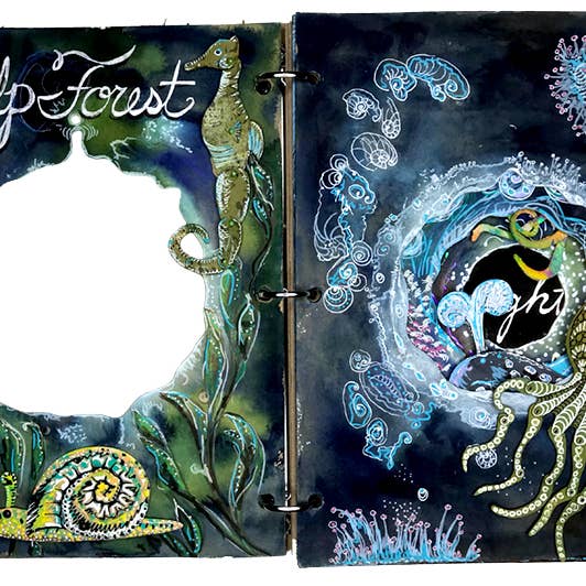 EyeConnect Crafts - Wholesale DIY Craft Kit - Totem Seahorse DIY Craft Kit1