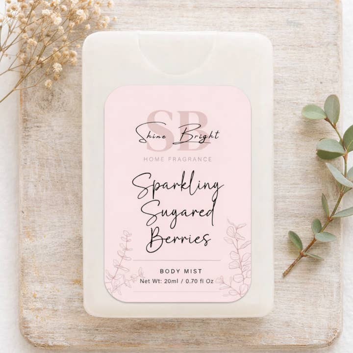 Sparkling Sugared Berries Body Mist for wholesale by Shine Bright Home Fragrance