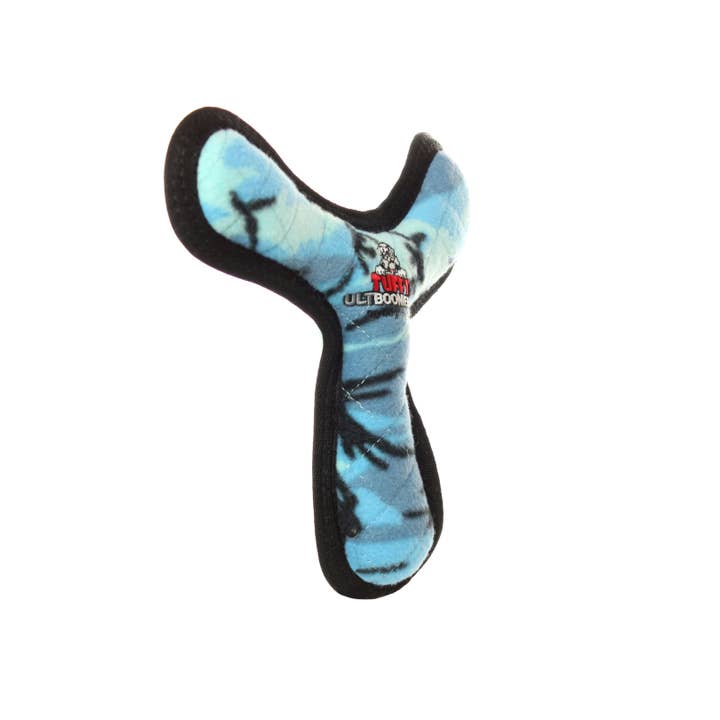 Tuffy Dog Toys - VIP Products - Wholesale Pet Squeaky Toy - Dog - Tuffy Ultimate Boomerang - Camo Blue, Squeaky Dog Toy2