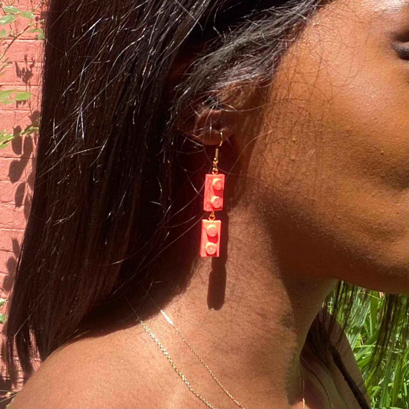 Brique d'Oreille - Wholesale Dangle Earrings - Gold dangling earrings - Les Papoteuses6