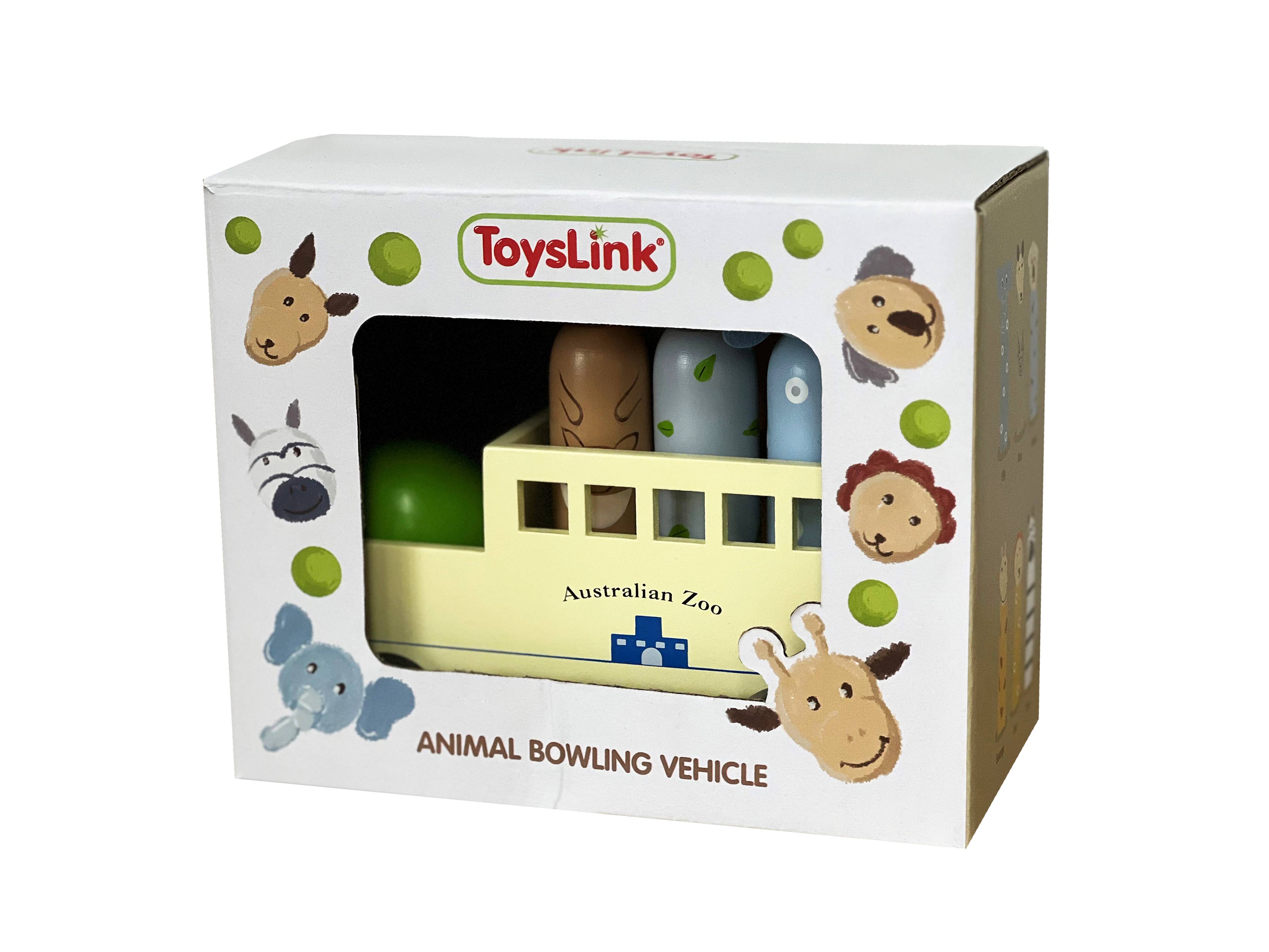 ToysLink - Wholesale Toy Car/Truck - Kids - Animal Bowling Vehicle1