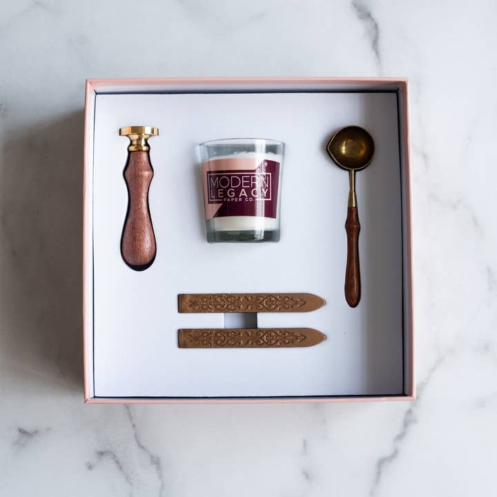 Modern Legacy Paper Company - Wholesale Rubber/Decorative Stamp - Christmas Tree Wax Seal Stamp Kit5