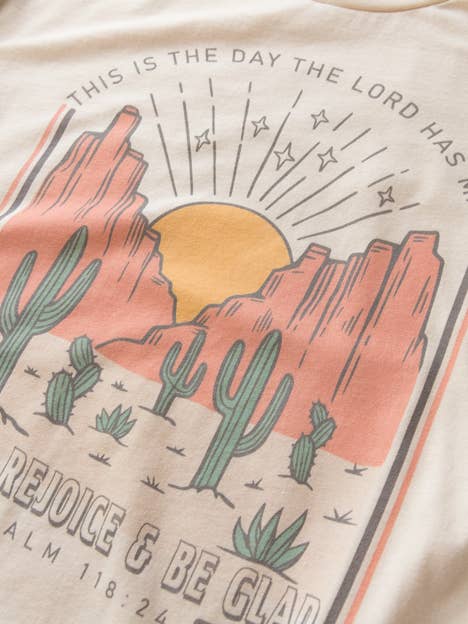 Blessed Be God Boutique - Wholesale Screen Printed T-Shirt - Women's - Catholic t-shirt, Western, Retro, Psalm Day Lord Has Made2