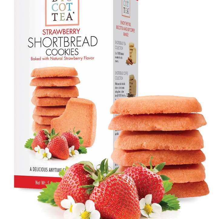 Biscottea Baking Co - Wholesale Cookie - Strawberry Shortbread0