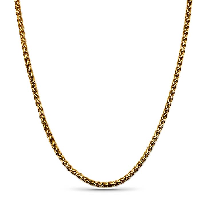 Weizenkette (Gold) 3MM für den Großhandel von Arthur Alan Jewelry