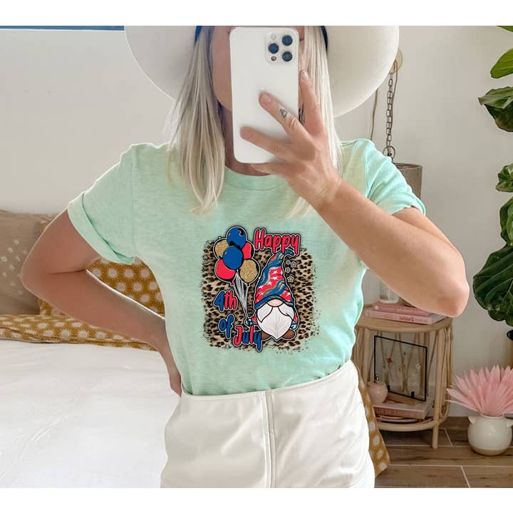 Happy 4th Of July T-shirt | Graphic Tee for wholesale by KM Clothing