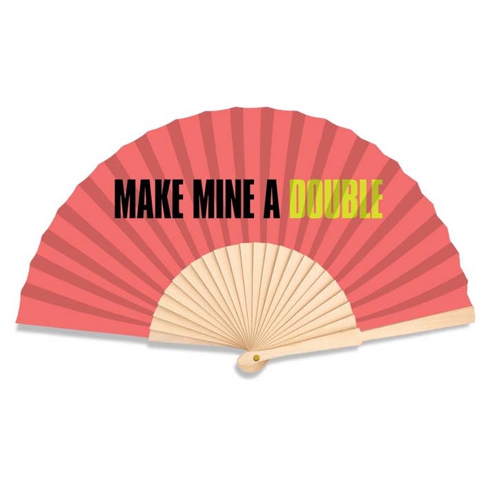 Make Mine a Double 23cm fan for wholesale by Fantastico Fans