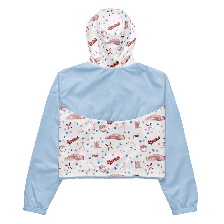 Coupe-vent court Texas Rangers Hometeam Toile (TM) pour la vente par Magnolia Paperie