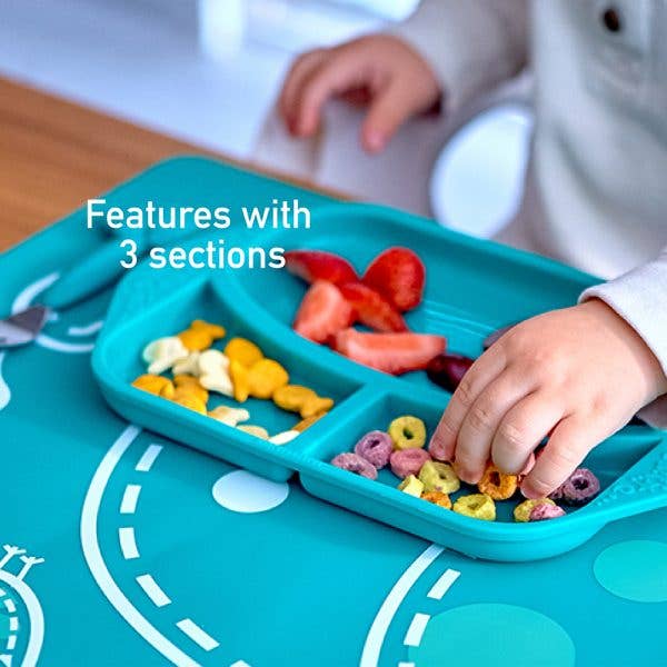 Marcus & Marcus - Wholesale Dinner Plate - Kids & Baby - Silicone Divided Plate