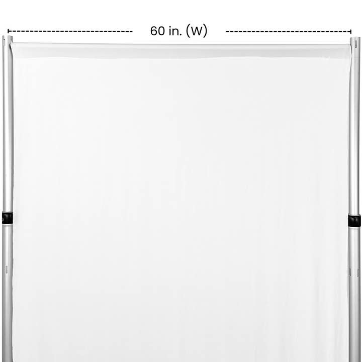 YOUR CHAIR COVERS - Wholesale Curtain - Stretch Spandex 12ft x 60" Drape/Backdrop White4