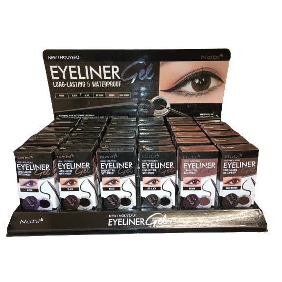 Nabi Cosmetic - Wholesale Eyeliner/Pencil - EL-36 GEL EYELINER 36PCS / SET