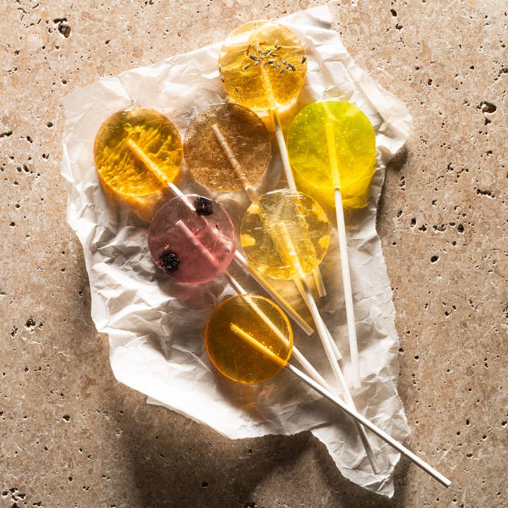 Bee Inspired - Wholesale Lollipop - Honey Lollipops Box of 50 | Kosher Honey Candy
