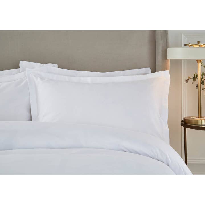 White Liddell 400 Thread Count Egyptian Cotton Duvet set for wholesale on Faire