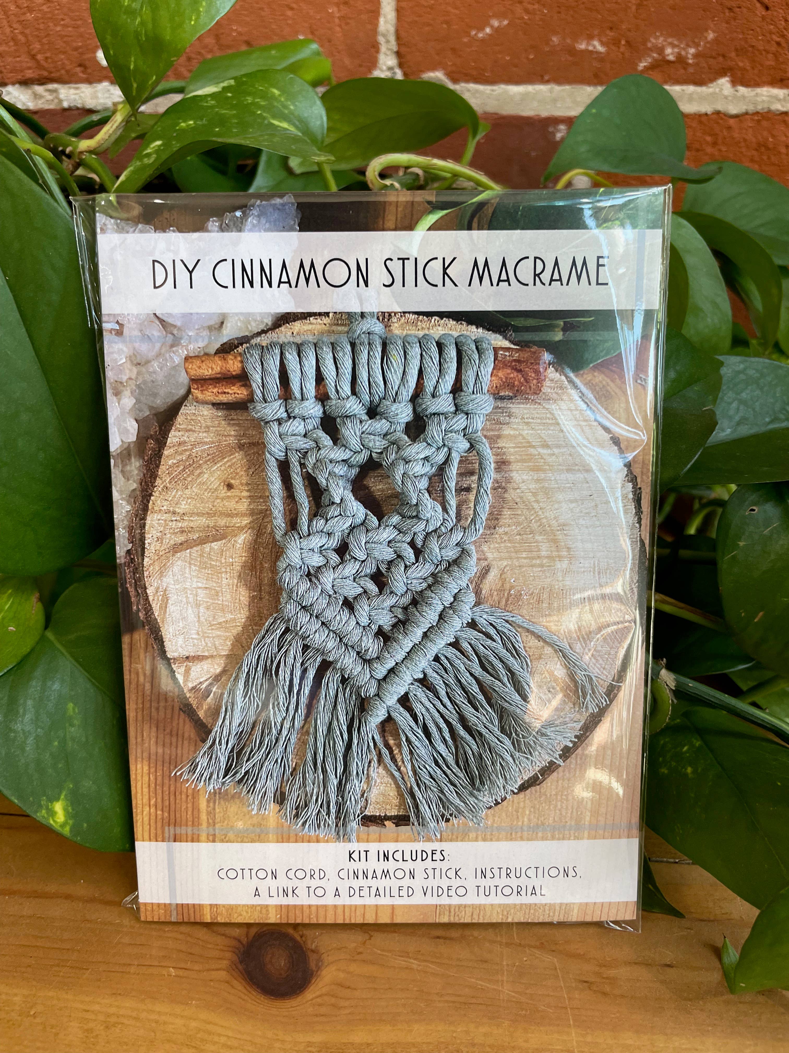Tangled Up In Hue - Wholesale DIY Craft Kit - DIY Cinnamon Stick Macrame Kit7