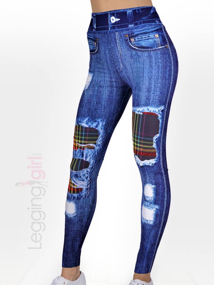 Je suis déchiré - Plaid arc-en-ciel pour la vente par LeggingGirl.com