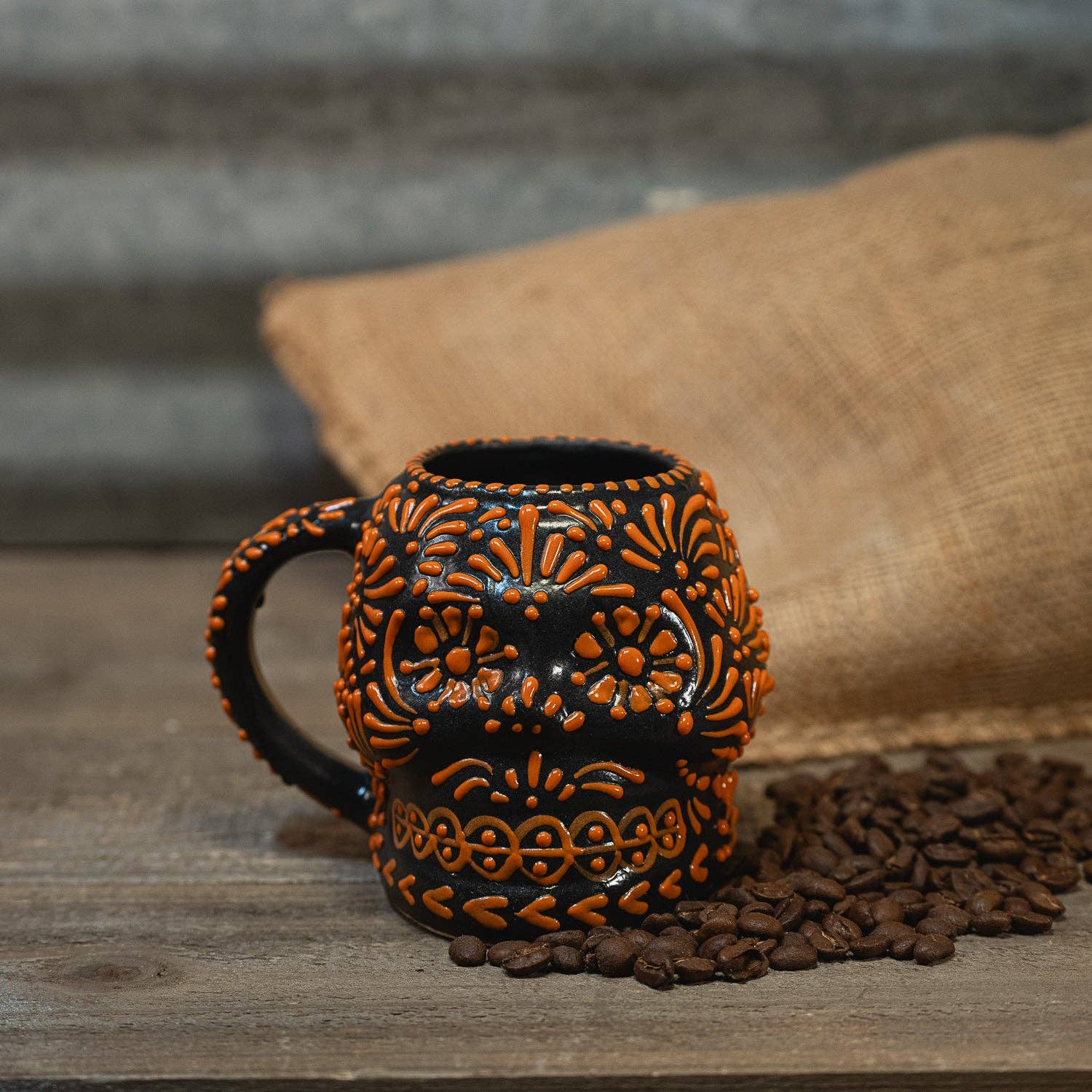 Mi Amor Just For You - Wholesale Coffee Mug - Cempasuchil - Skull Mug7