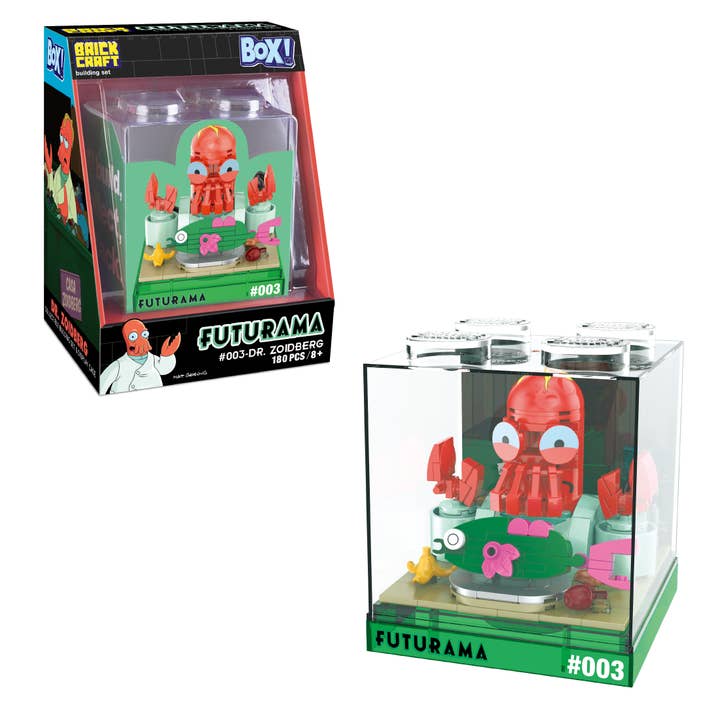 Futurama Dr. Zoidberg Box! Collectible Display Cube for wholesale by Brickcraft