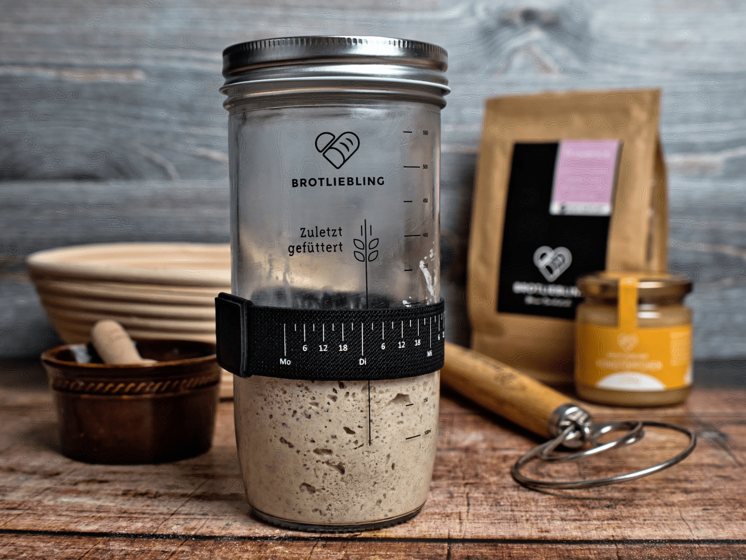 Brotliebling - Wholesale Bread Mix - sourdough starter glass set3