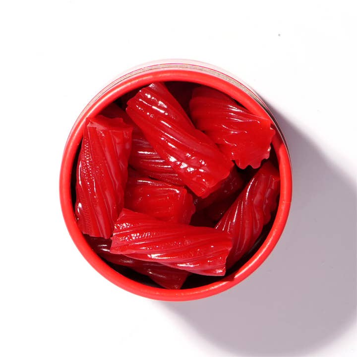 Licorice.com | Caramels.com | Taffy.com - Wholesale Licorice - Classic Red Licorice - Australian Twists - (1lb Tube)