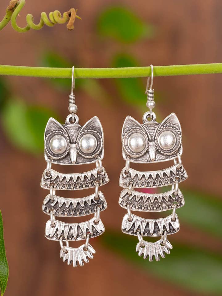 Slinky Owl Earring for wholesale by TABOO FASHION