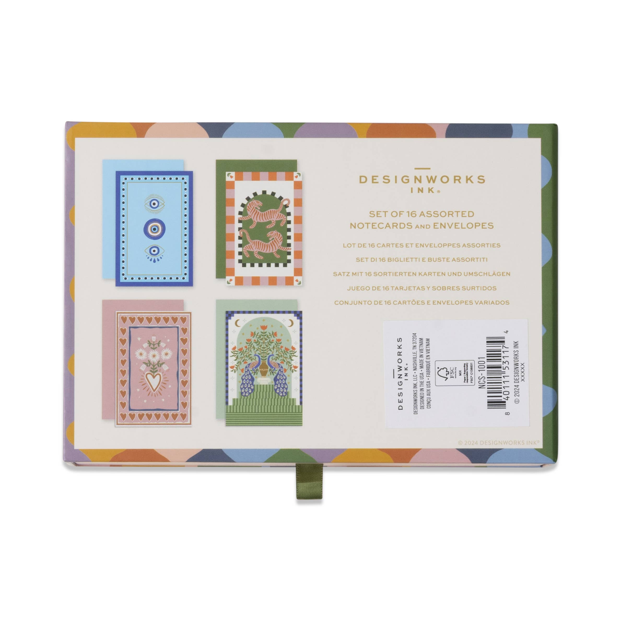 DesignWorks Ink - Wholesale Stationery/Notecard Set - A Dopo Notecards - Set Of 16 Assorted2