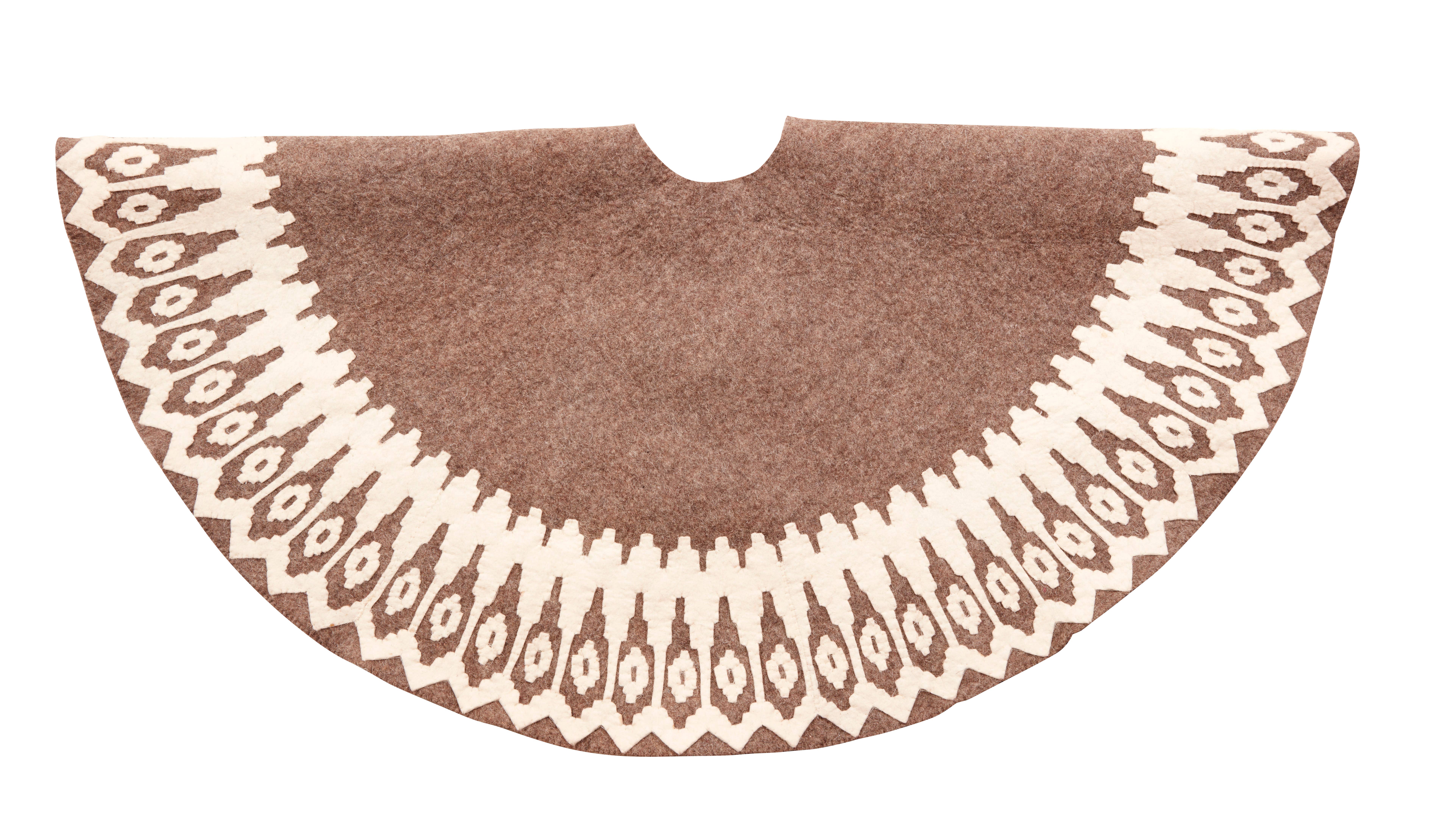 Arcadia Home – Großhandel Baumrock – Handgefilzte Weihnachtsbaumdecke aus 100 % nachhaltiger Wolle im skandinavischen Design2