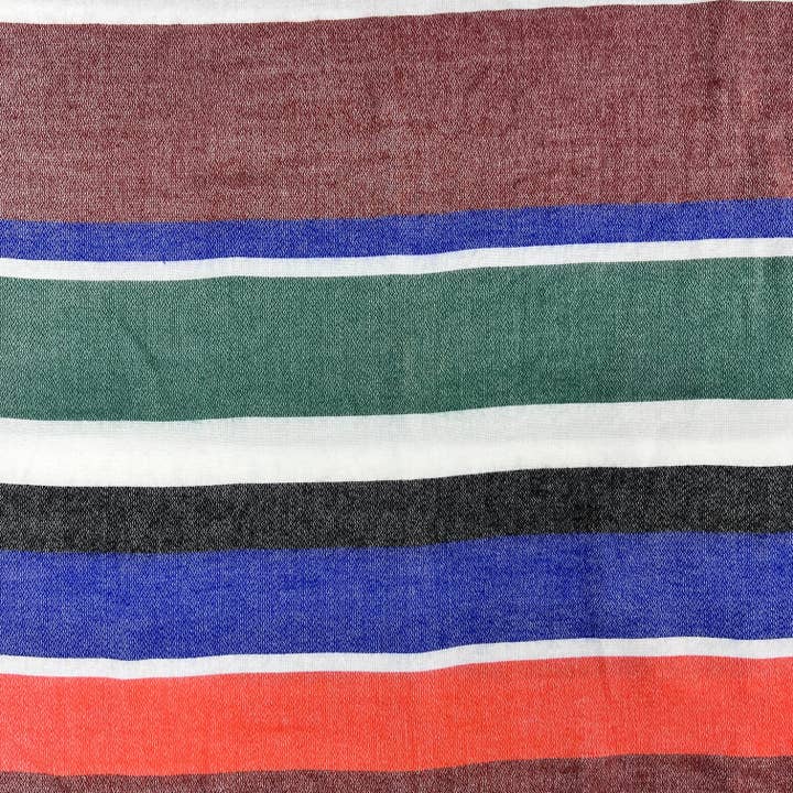 London Scarves - Wholesale Scarf - Women's - Neon Stripe Winter Scarf, 100% Acrylic
