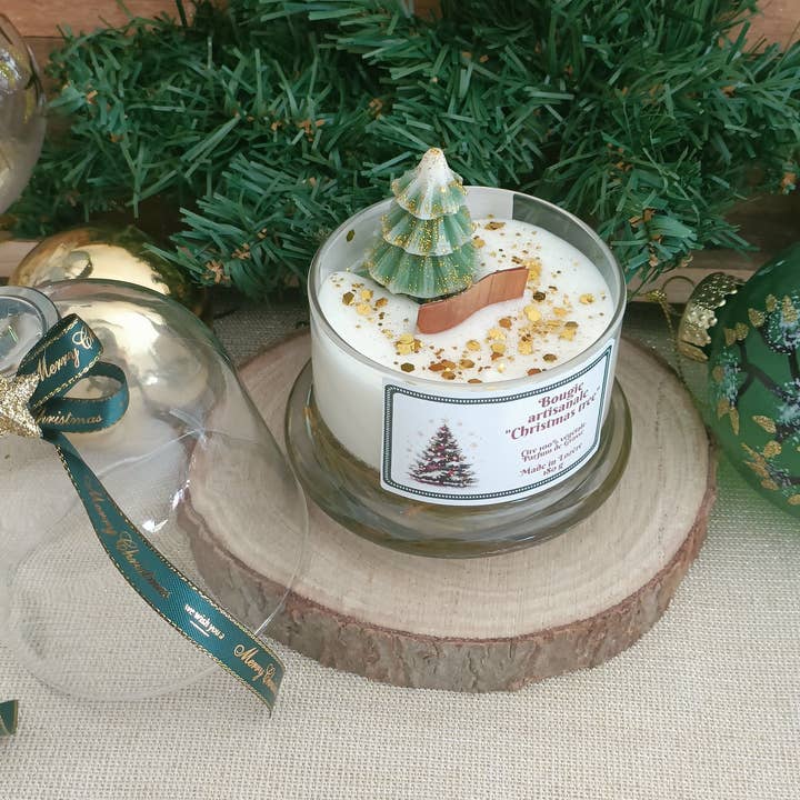 LNDECO - Wholesale Novelty Candle - Christmas glass bell candle1