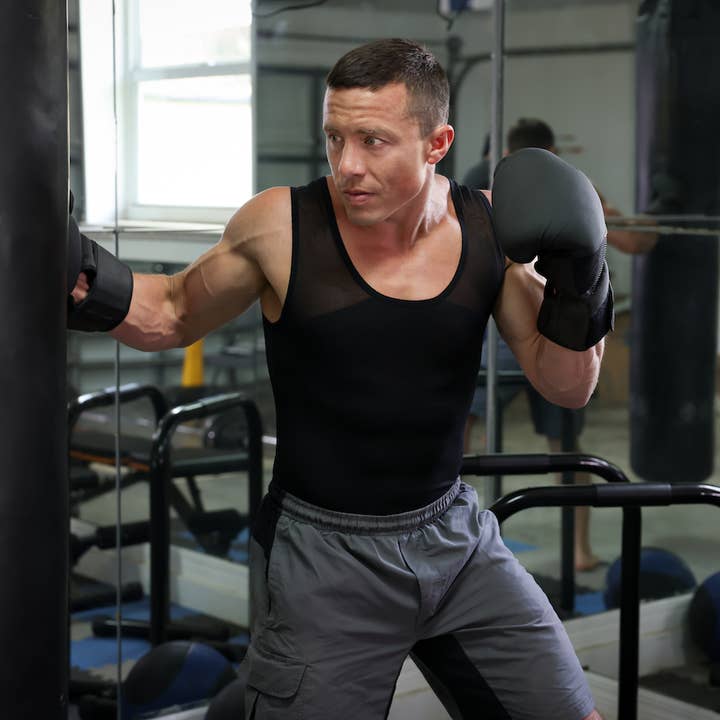 Esteem Apparel - Wholesale Shapewear – Women's - Original Men's Shapewear Compression Shirt7