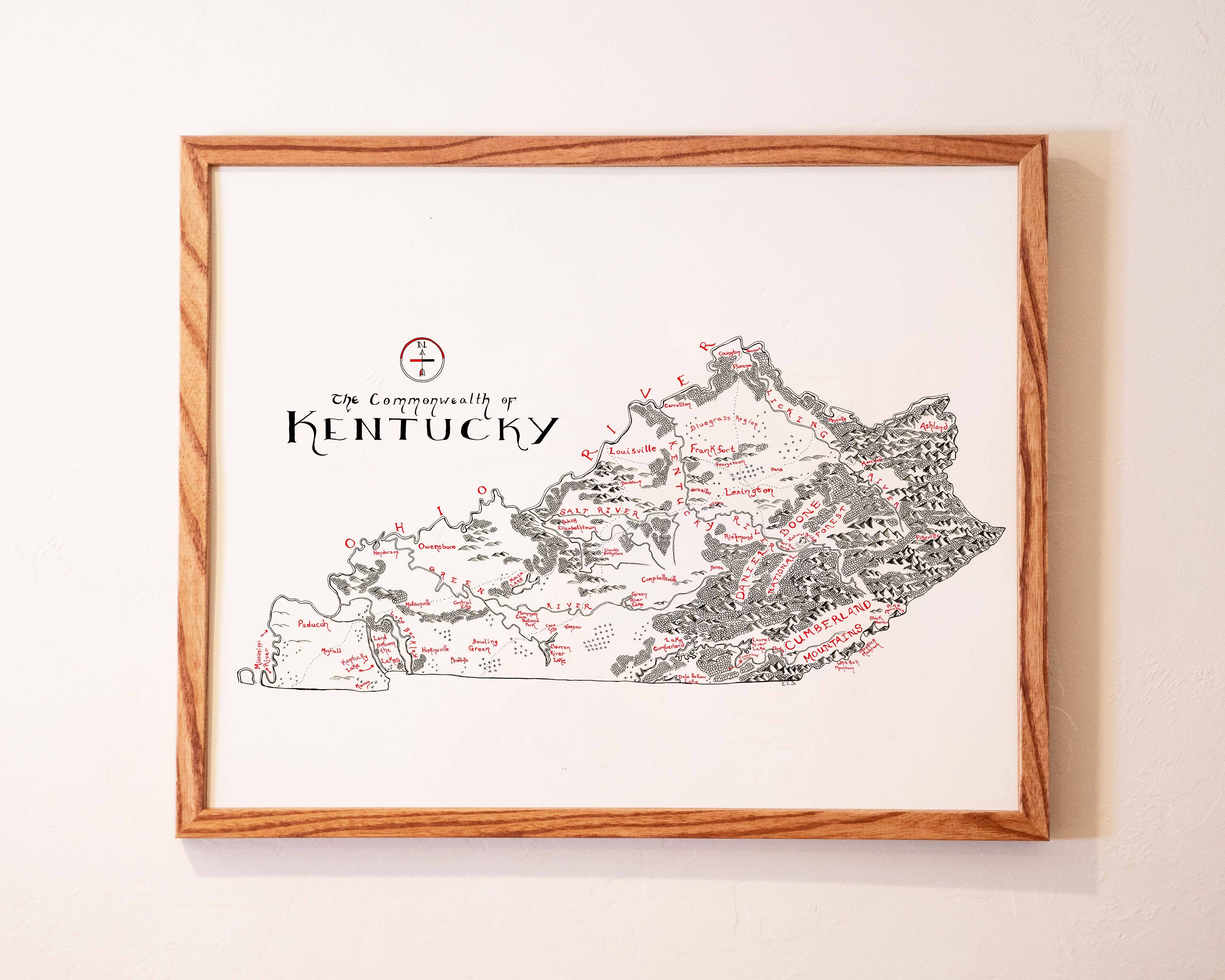 Lord of Maps - Wholesale Map - Kentucky Map9